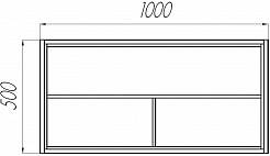 Акватон Тумба под раковину Брук 100 дуб латте – фотография-3